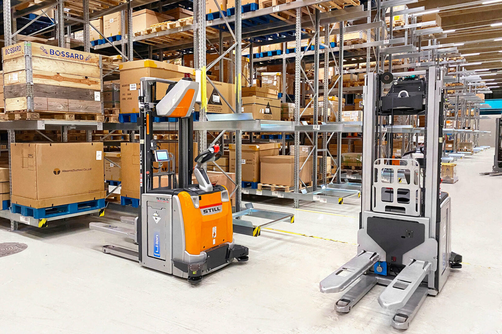 STILL Automatiklager Danfoss EXV Navigation rotierende Laserscanner 2021