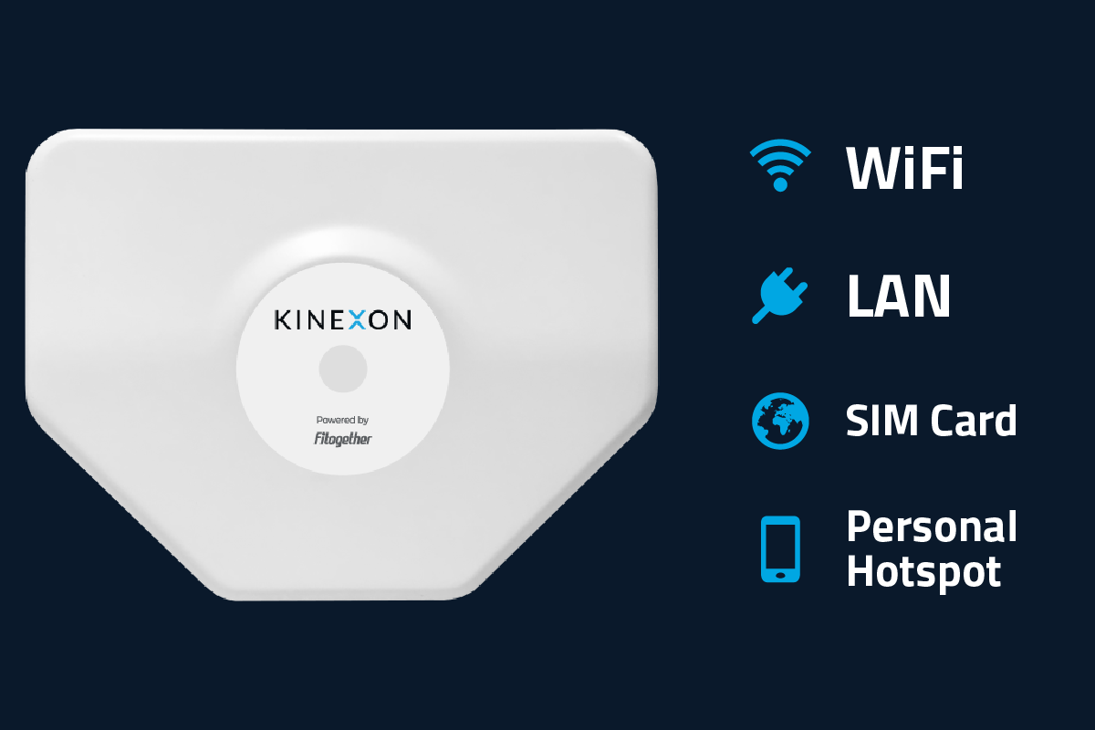 KINEXON PERFORM GPS works with only one receiver that tracks all of the devices or "tags" that the players are wearing.