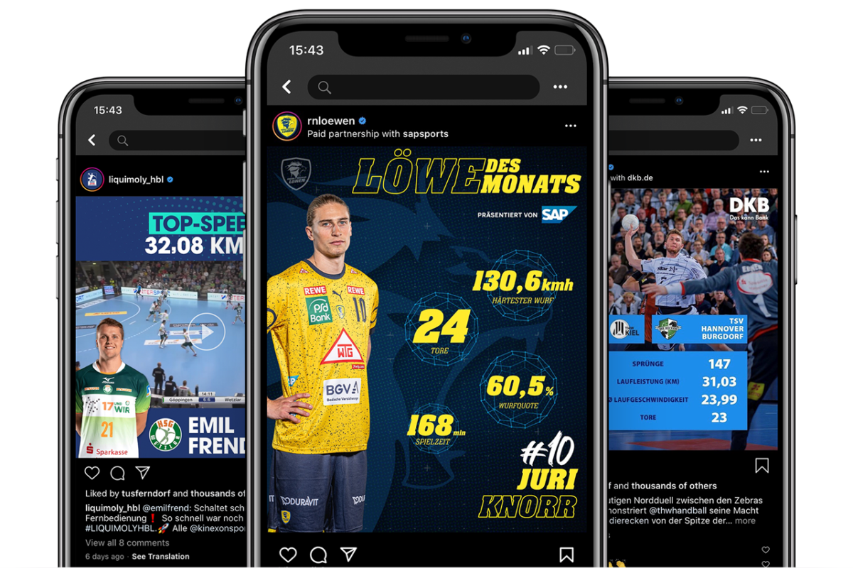 iPhone X Handball Screens