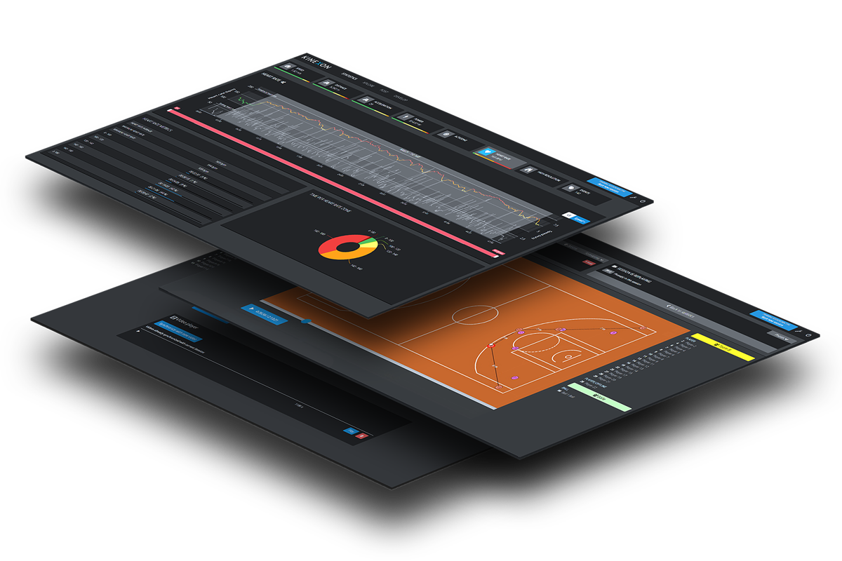 Kinexon Basketball Software Struktur