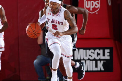 Basketball University player with ball