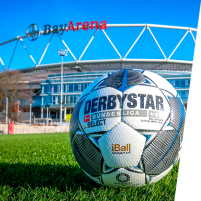 Kinexon Derbystar iBall and football stadium