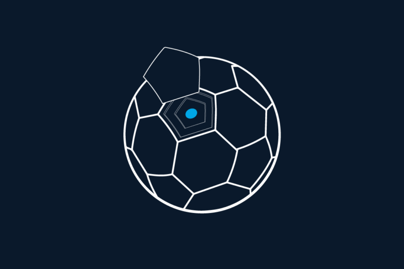 Ballsensor im Ball integriert