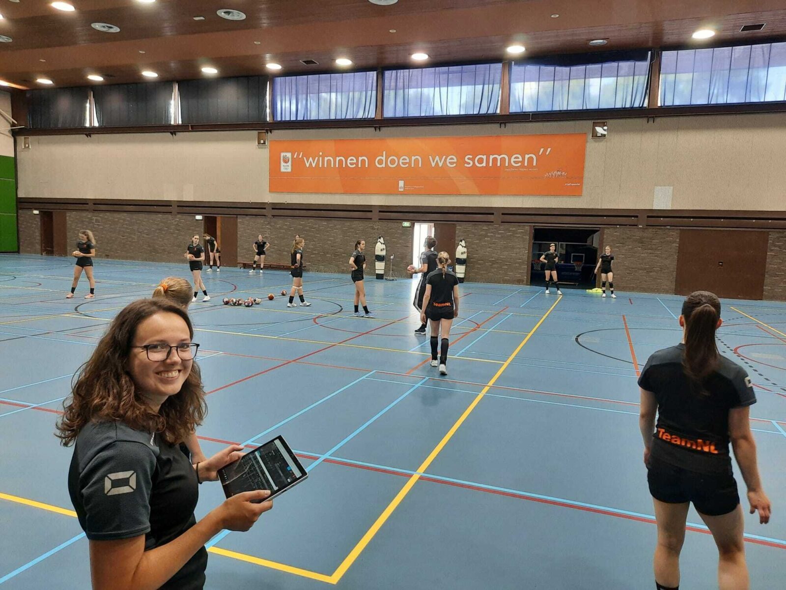 Maaike Willemsen is a sports scientist who is embedded with the Dutch (Team) Handball Federation and uses sports performance data that comes from player tracking to keep her athletes fresh.