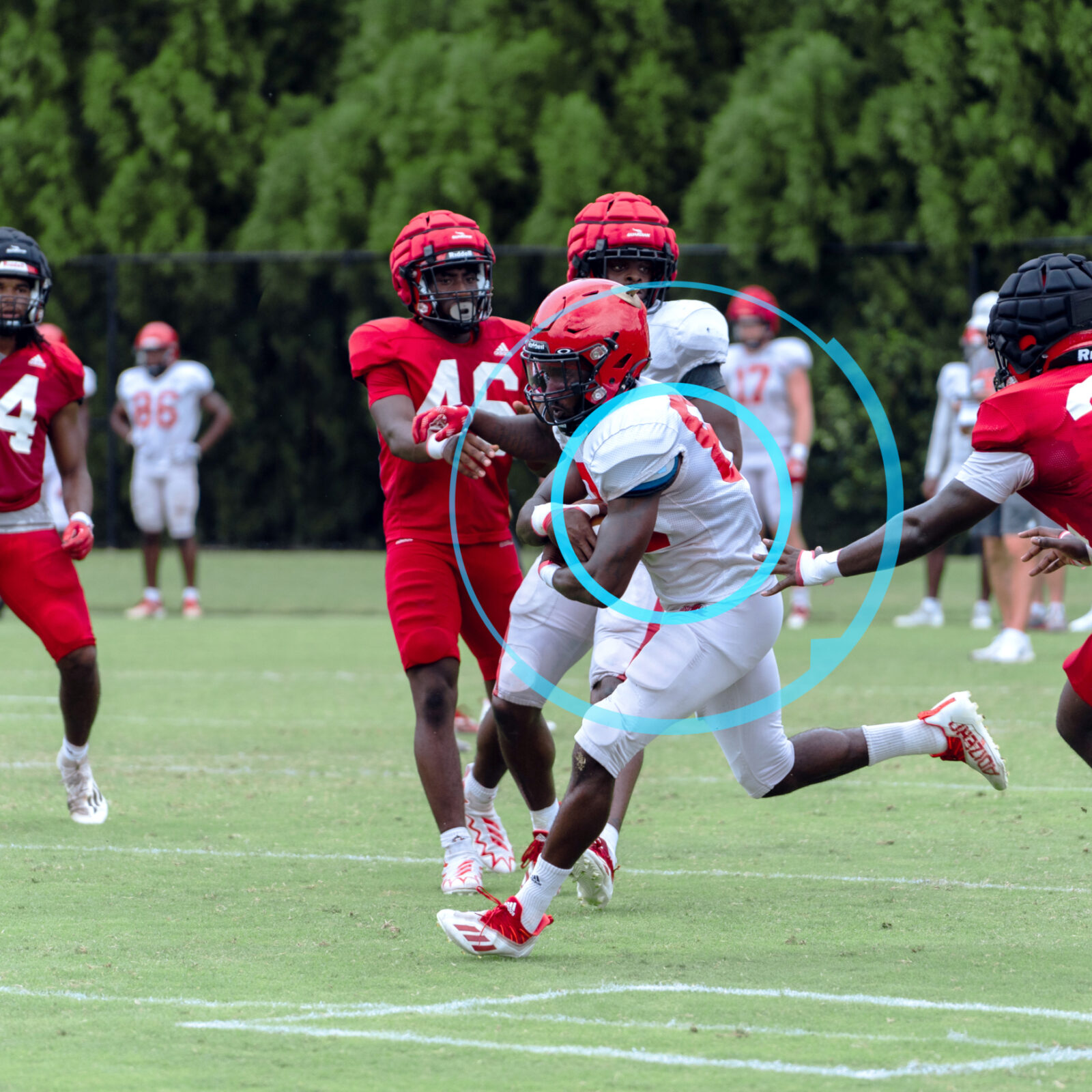 Sports data analytics are now being used at many (American) football practices and games to prevent injury and to help with game planning.