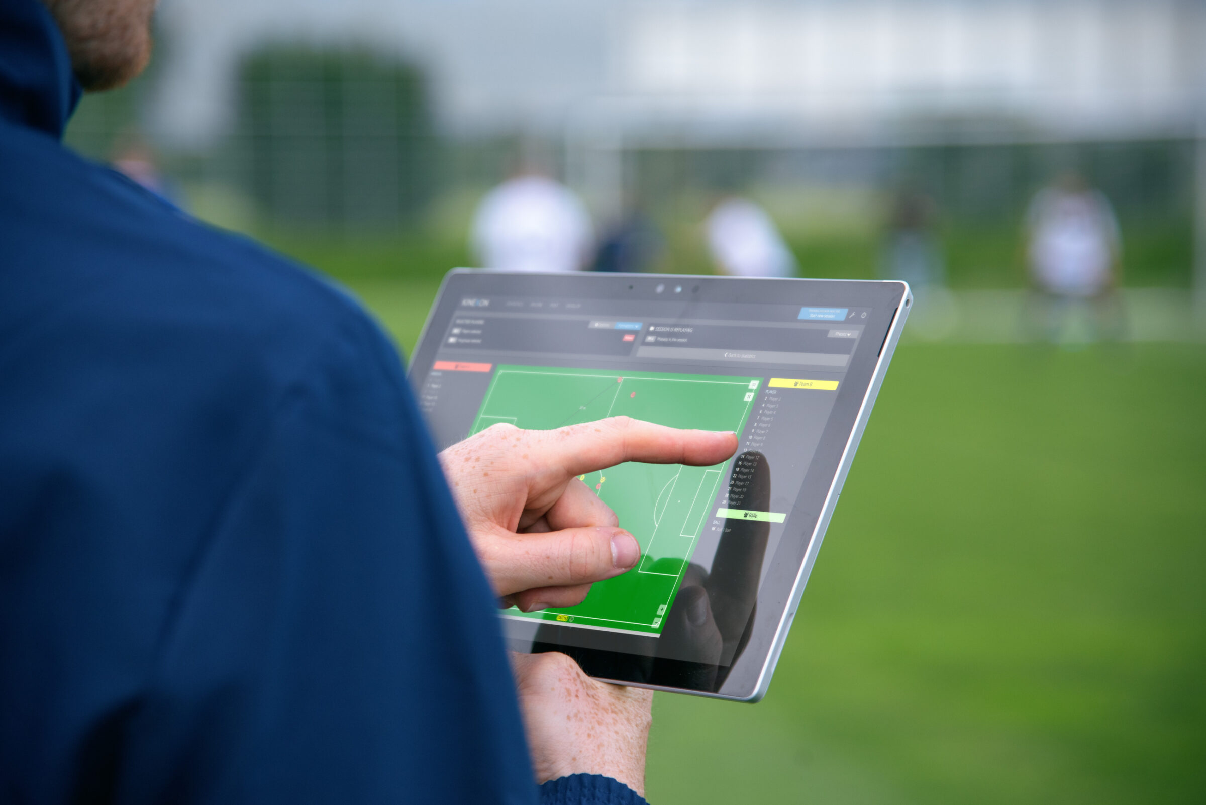 Coaches can use soccer trackers during a practice or a game to figure out strategy and how to beat an opposing team.