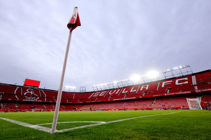 Der Fußballplatz des FC Sevilla.