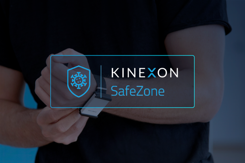 Kinexon Safezone Wristband with Banner