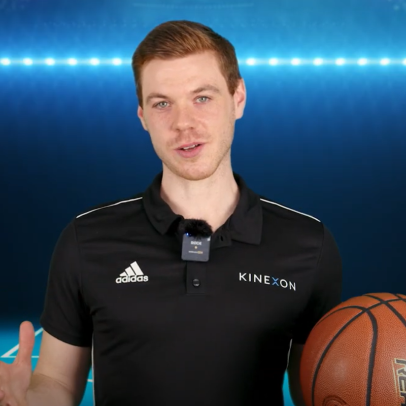 René Prüßner (Leiter der Sportwissenschaft bei KINEXON und Experte für Tracking-Basketball-Analysen).