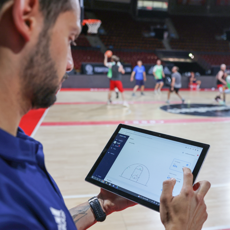 Video recordings are the newest way coaches are getting basketball analytics from practice or games.